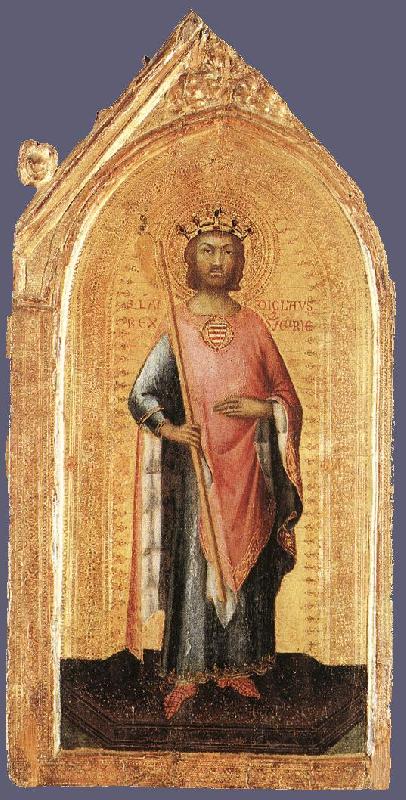 Simone Martini St Ladislaus, King of Hungary oil painting image